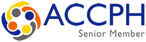 Accredited Counsellors, Coaches, Psychotherapists and Hypnotherapists logo and Senior Member specification